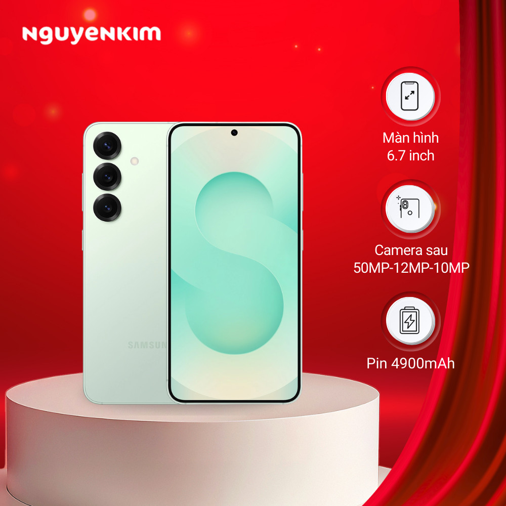 [Mới 2025] Điện thoại Samsung Galaxy S25 Plus 5G 12GB/256GB (SM-S936B/DS) Xanh lá