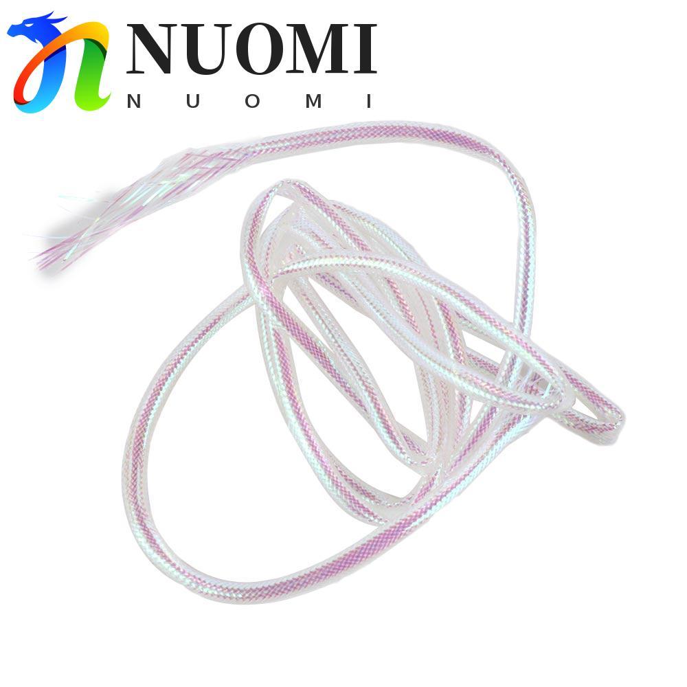 Nuomi Ống Trắng Mồi Cá 1MFlash Bện, Dụng Cụ Câu Cá Chất Lượng