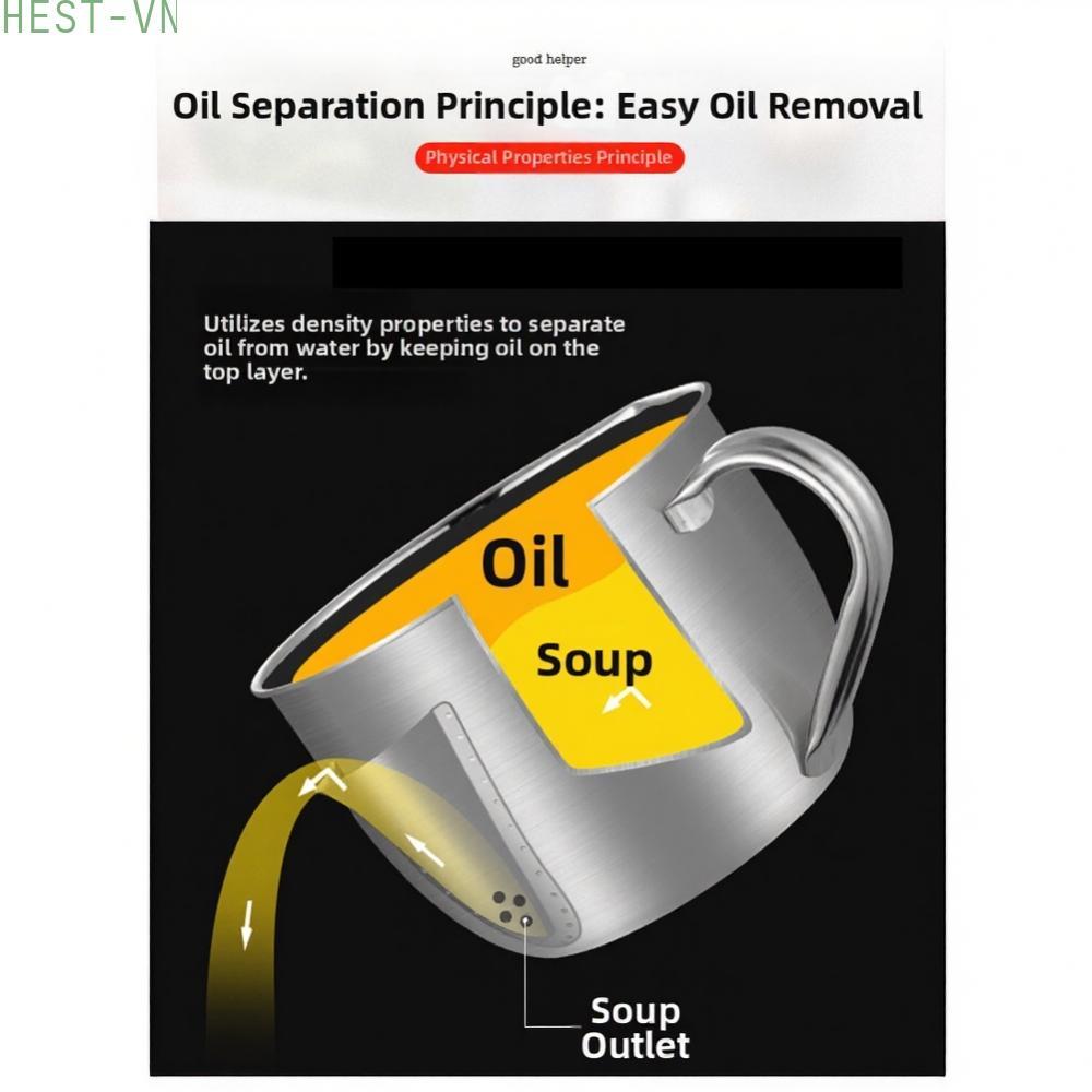 304 stainless steel household oil filter, kitchen oil separator,Soup oil filter