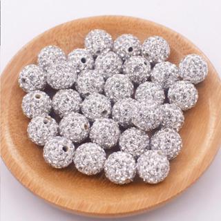 Bộ Phụ Kiện Trang Sức DIY - Kim Cương Giả Bóng và Hạt Gốm Mềm | Tự Tạo Vòng Cổ Phù Hợp Mọi Style