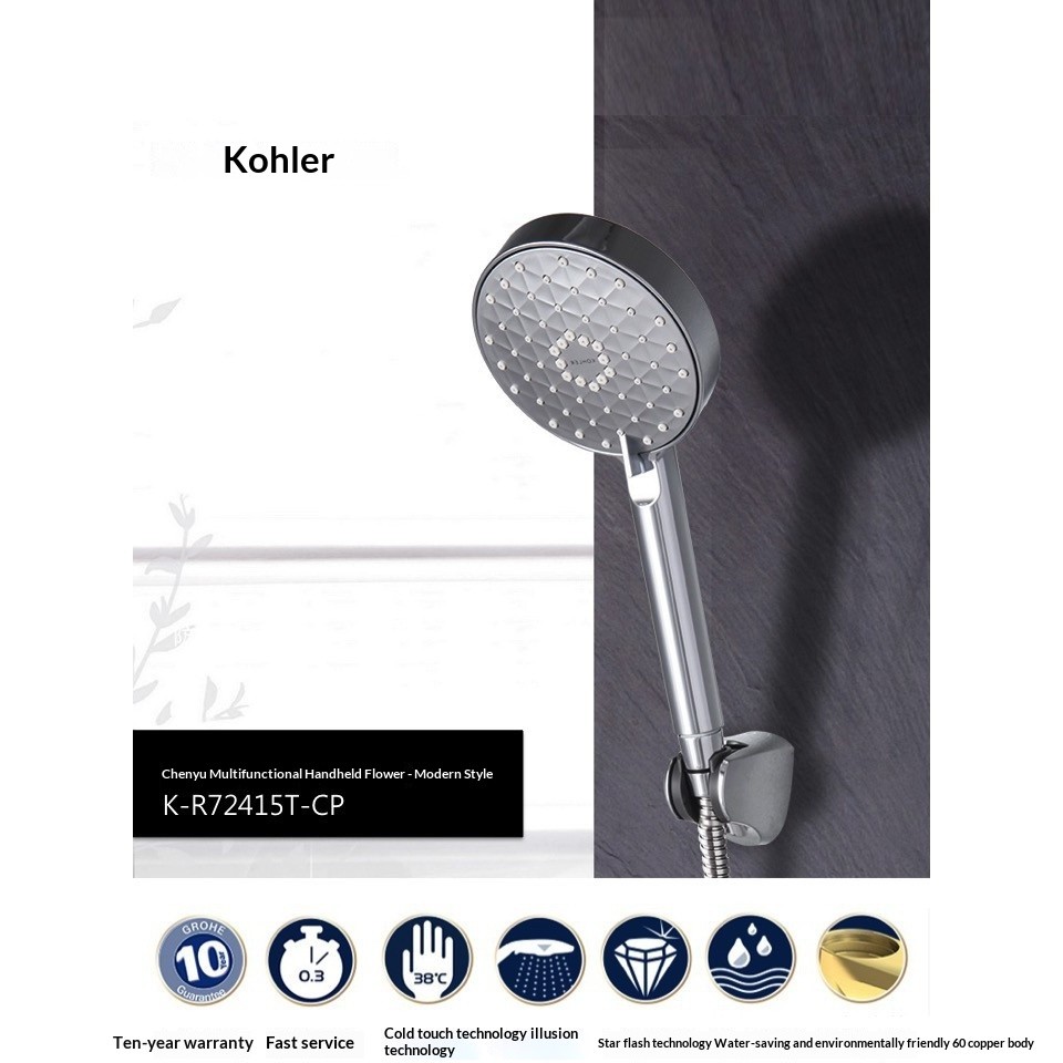 KOHLER đánh thức vòi sen cầm tay đa chức năng Kohler kiểu hiện đại K-R72415T