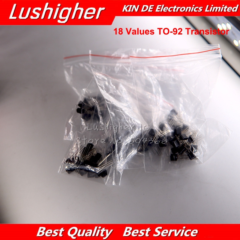 18valuesX10 Cái = 180 Chiếc C1815 2N222 S9012 S9013 S9014 A1015 S8050 S8550 TO-92 Bộ Các Loại Thành 