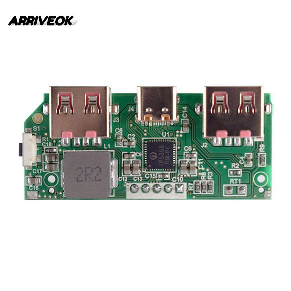 ARRIVEOK IP5356, Mô-đun sạc pin Lithium 5V 3A, QC / PD3.0 Hỗ trợ mô-đun ngân hàng điện hiển thị kỹ t