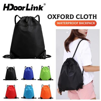 Túi dây rút chống nước HdoorLink Lễ hội Songkran Di động Siêu nhẹ Thể thao ngoài trời Túi tập thể dục Ba lô chạy bộ hai lớp