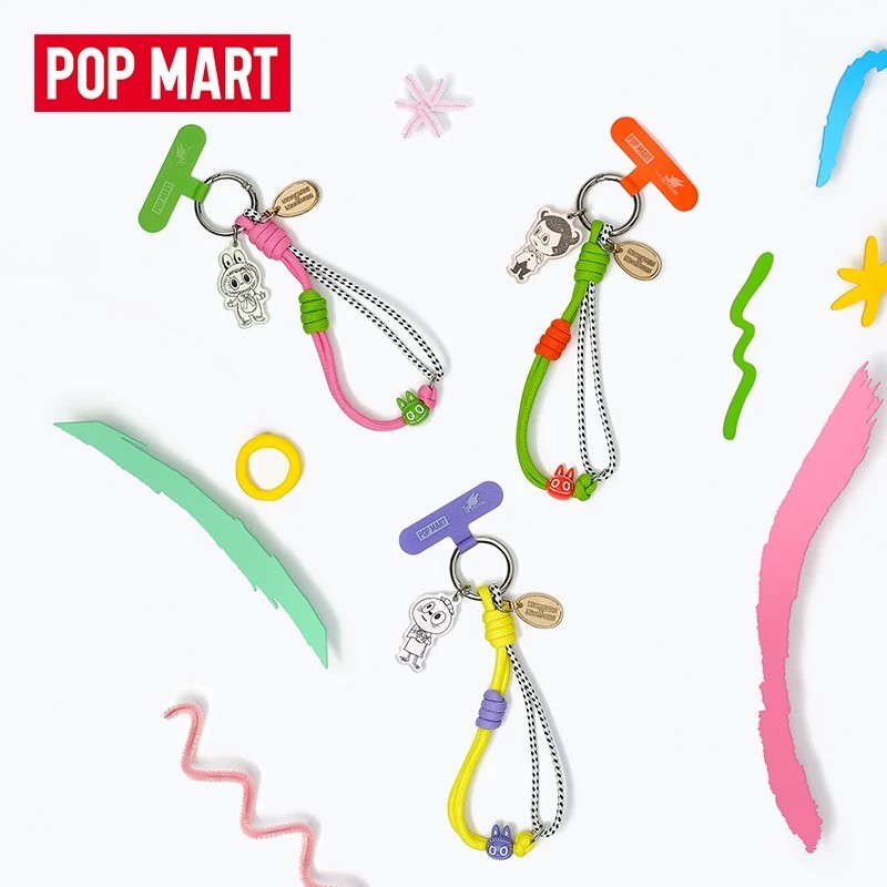 POPMART THE MONSTERS 10th Anniversary Series Điện thoại di động Dây buộc Hộp bí ẩn Quà tặng ngoại vi