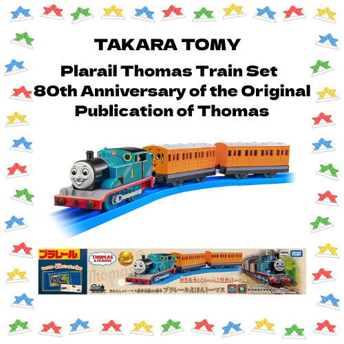 【DIRECT FROM JAPAN】Takara Tomy Plarail Thomas Train Set  80th Anniversary of the Original Publicatio
