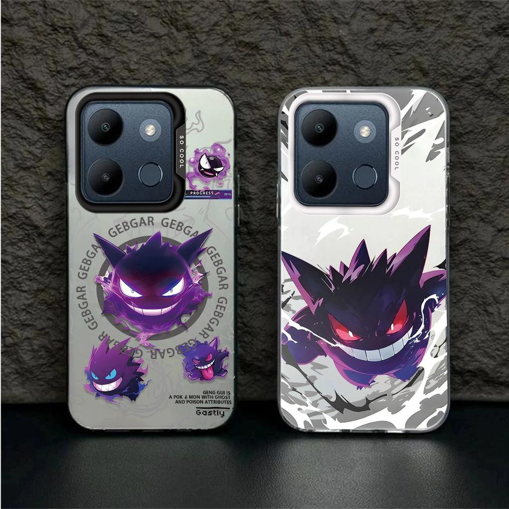 Ốp Điện Thoại Màu IMD Màu Trắng Mờ Cho INFINIX Smart 7 Tecno SPARK GO 2023 NOTE 30 Pro Gengar Ốp Lưn