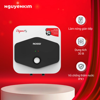 Máy nước nóng gián tiếp Rossi 30 lít Eleganz-C REC30SQ
