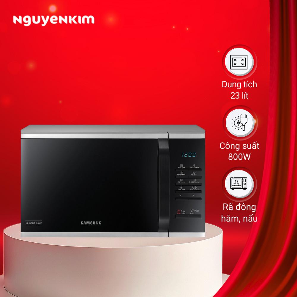 Lò vi sóng Samsung 23 lít MS23K3513AS