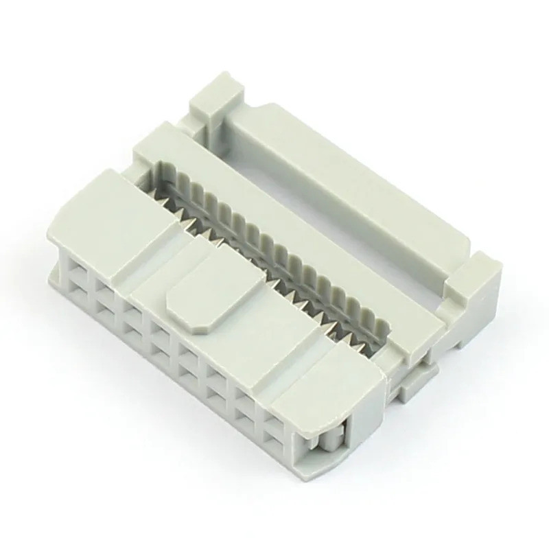 10 chiếc 2.54mm Pitch 2x8 Pin 16 Pin 16P IDC FC Nữ Đầu Cắm Đầu Nối