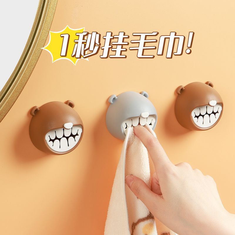 Towel Holder Creative Towel Rack No-Drill Kitchen Cloth Hanging Rod Mini Towel Rack Hand Towel Face 