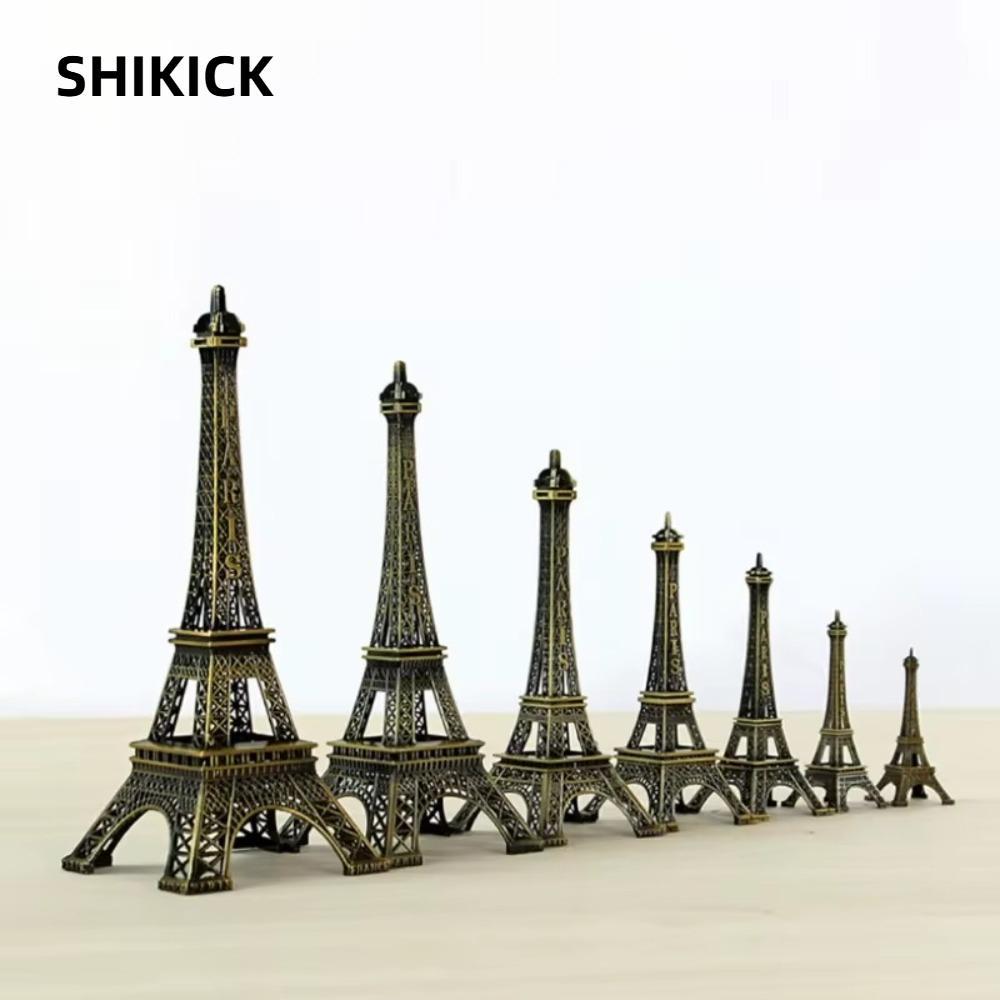 Tượng Tháp Eiffel SHIKICK, Mô hình tháp Eiffel thiết kế tinh tế bằng kim loại, có hộp 7 kích cỡ Tháp