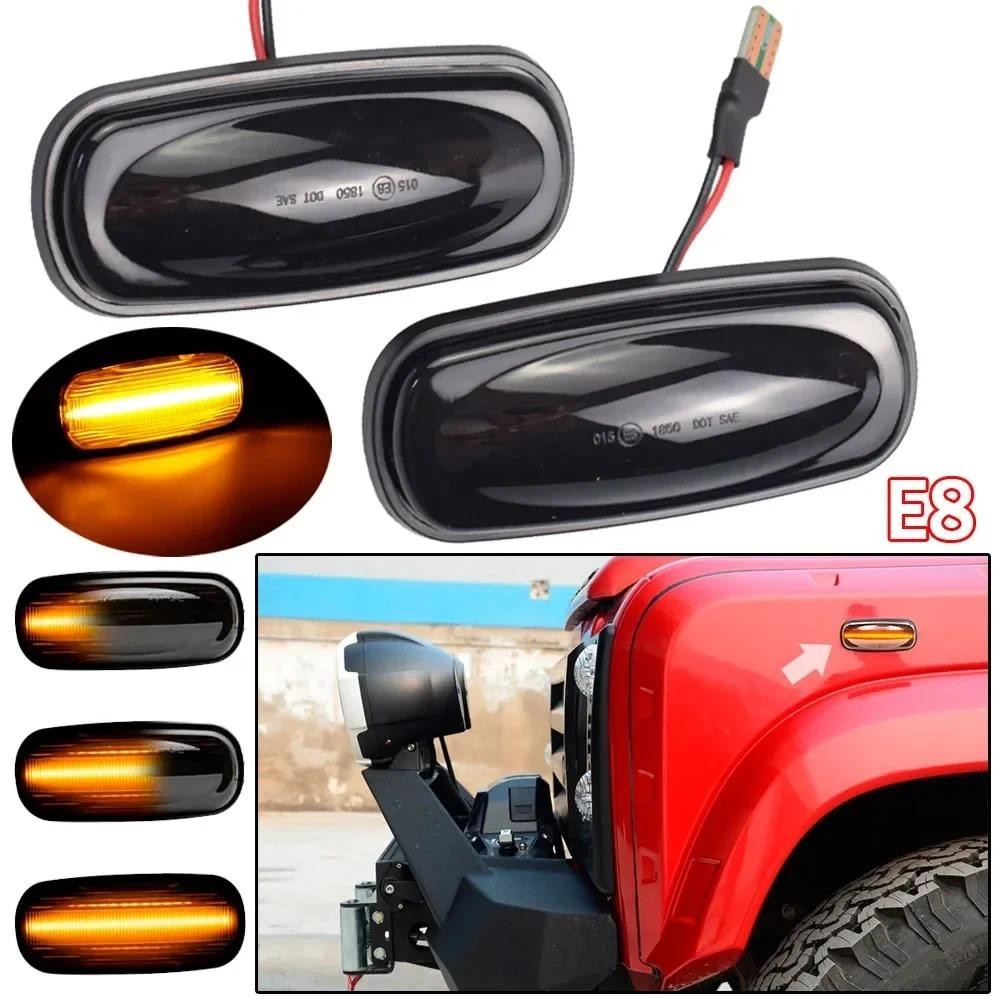 2 Chiếc LED Bên Đánh Dấu Đèn Lặp Lại Đèn Báo Cho Land Rover Land Rover Discovery 2 99-04 Defender Fr