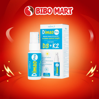 Vitamin D3K2 Dimao Pro Oral Spray Dạng Xịt Hỗ Trợ Hấp Thu Canxi Giúp Xương Chắc Khỏe 25ml - Bibomart