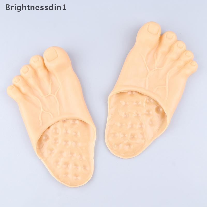 [Brightnessdin] Dép Vui Nhộn Nam Nữ Unisex Creatire Ngón Chân Crazzy Năm Ngón Chân Giày Nam Đi Biển 