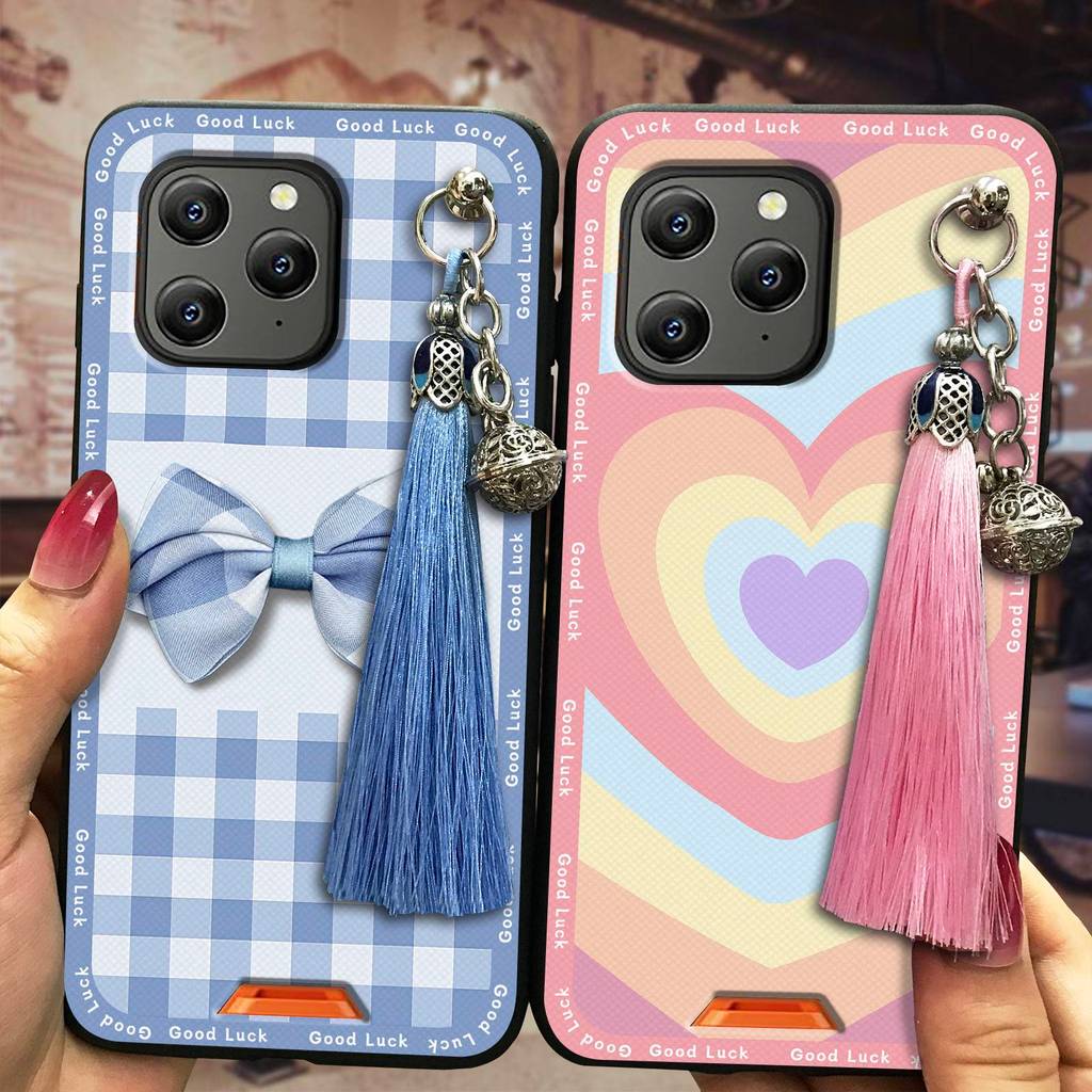 Ốp Điện Thoại Tua Rua Chuông Cho Blackview BV5300 / Pro / Plus / Scal S70 / Pro Bảo Vệ Bền Đẹp Chống