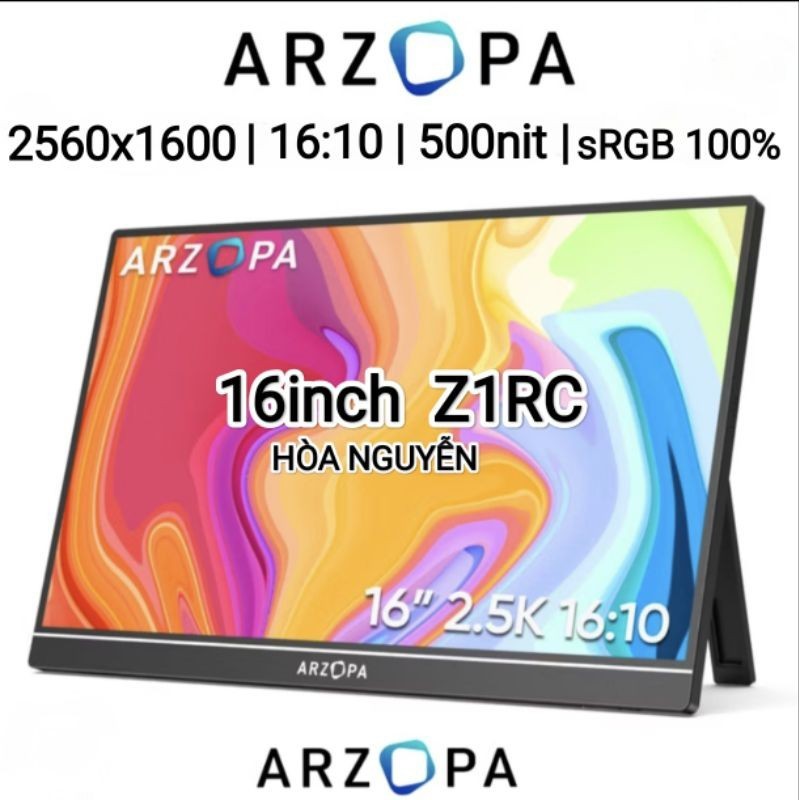 Màn di động chính hãng ARZOPA 60hz 144hz BẢO HÀNH 6 THÁNG