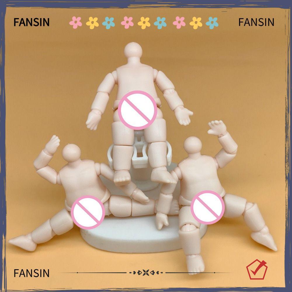 FANSIN Hình Búp Bê, Búp Bê Anime Búp Bê Cơ Bắp Chiều Cao 6,3 cm, Nhiều Khớp Bền PVC BJD Thân Búp Bê 