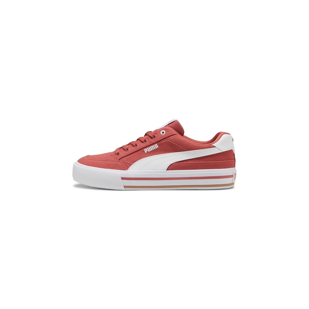 Giày thể thao sneaker chính hãng Puma Court Classic Vulcanised Formstrip Unisex Candy Apple- Jasmine