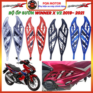Bộ Ốp Sườn & Ốp Lốc Máy Cho Honda Winner X 2019 2020 2021 Tặng Pát Gắn Kiểu Z1000 Độ Xe Đẹp
