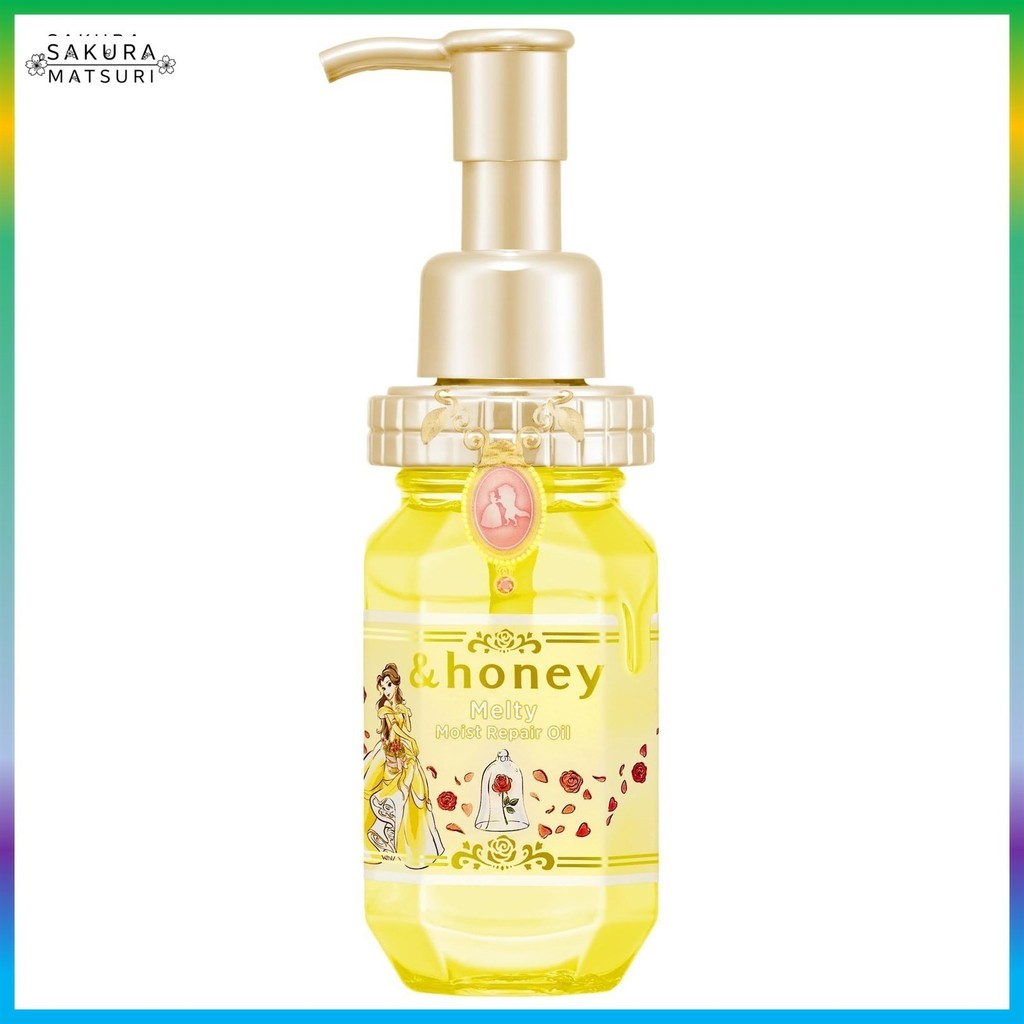 【&honey】Dầu dưỡng tóc &honey phiên bản giới hạn Beauty and the Beast 100ml | Dầu dưỡng tóc