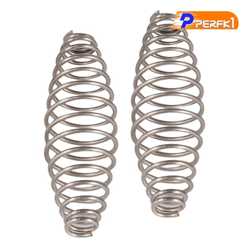 2x Lò Bếp Tay Cầm Lò Xo Kim Loại Hình elip BBQ Lò Xo Tay Cầm Bếp Cho Lò Nướng Cắm Trại Bếp Gỗ Phụ Ki