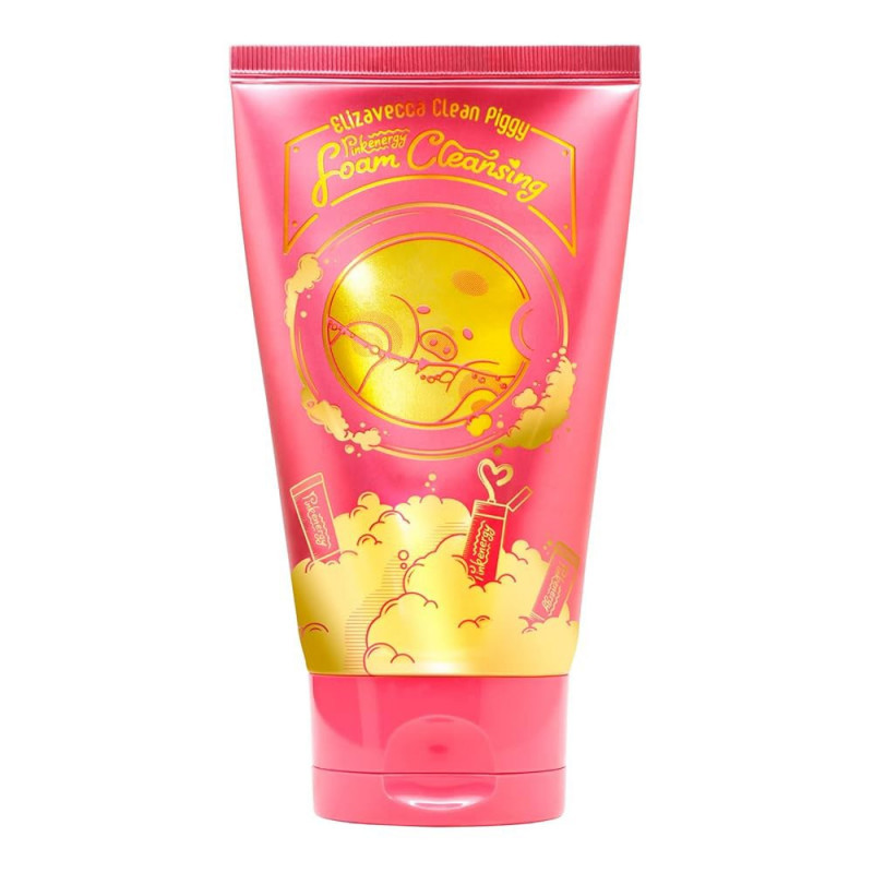 [Pink Power] Sữa rửa mặt tạo bọt năng lượng Pink Pink Pink Clean Piggy 120ml Sữa rửa mặt Viral Olive