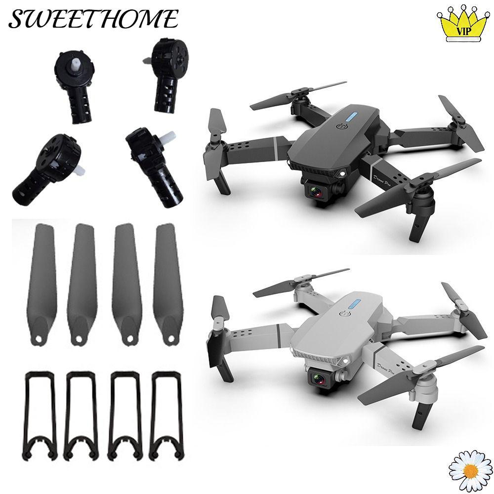 SWEETOME Lưỡi Cánh Quạt nhựa đa năng, dễ dàng lắp đặt cho động cơ RC Drone E88 và E88Pro