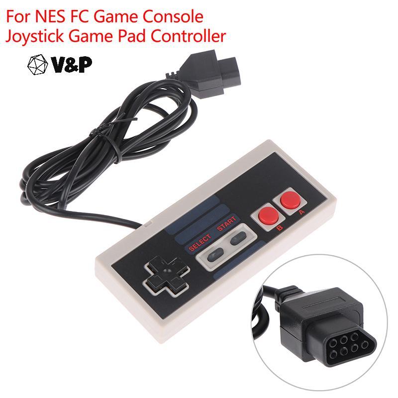 V & P 1Pc Joysti Game Pad Bộ Điều Khiển Cho Máy Chơi Game NES FC Trò Chơi Mini 8-bit Retro Game