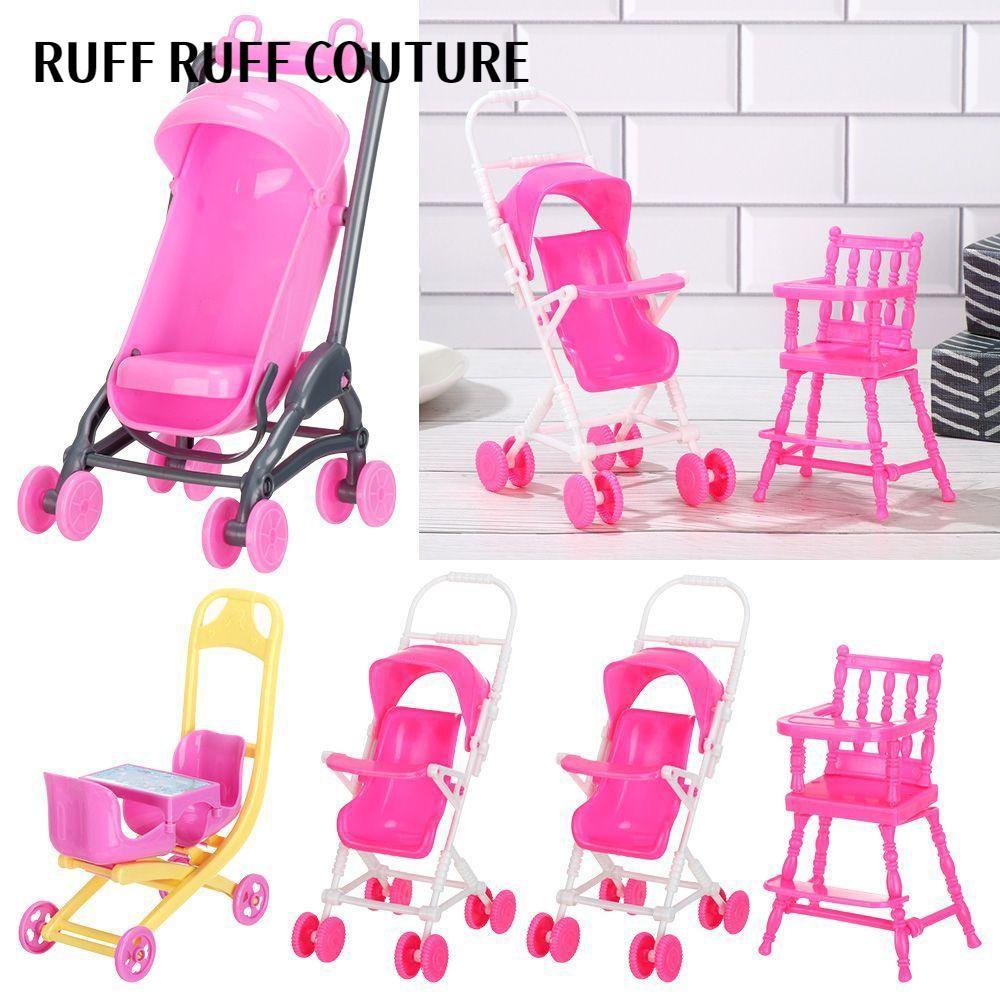 RUFF RUFF COUTURE Búp Bê Phụ Kiện Đồ Chơi Mầm Non Nhựa Ô Tô Chơi Nhà Búp Bê Nội Thất Nhà Búp Bê