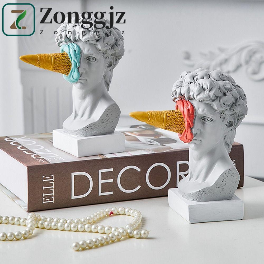Tượng ZONGGJZ David, David Nhân Vật Phương Tây Kem David Tượng David, Kem Nhựa Sang Trọng Trừu Tượng