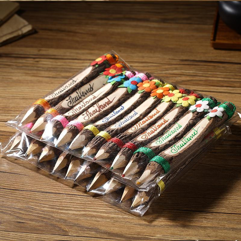 New Product#Thai pencils, solid wood pencils, lead pencils Decorative wooden pencils children's gift