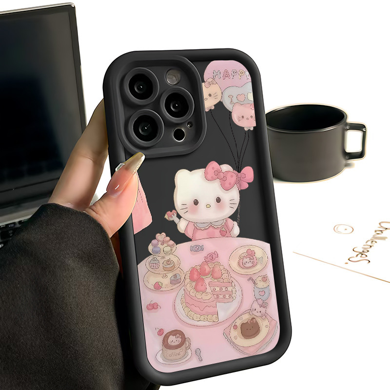 Ốp Lưng cho OPPO A9 2020/A5S/A3S/A3X/A5 pro/A15/A16/A16K/A17 Bữa tiệc Hello Kitty TPU Soft Shell chố