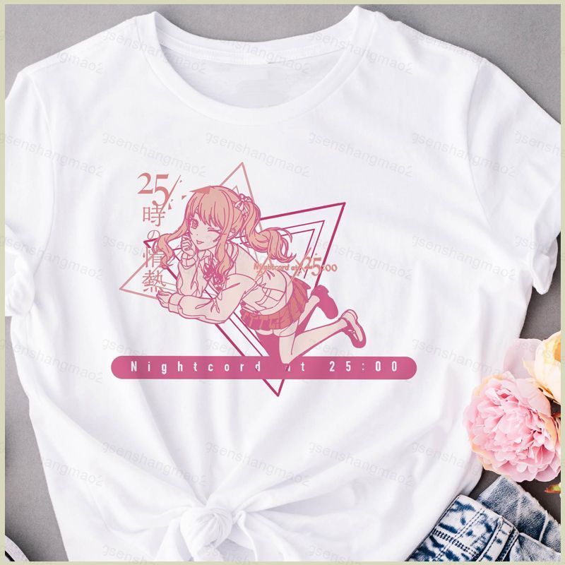 Áo thun anime Akiyama Mizuki Màuful, tay ngắn