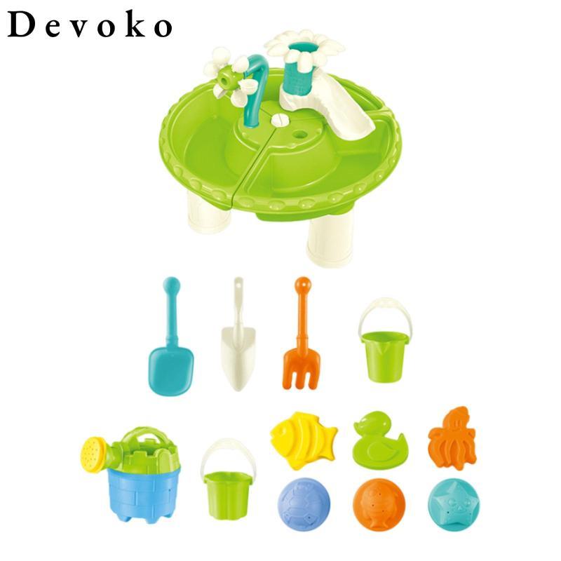 13 Chiếc Bàn Cát Và Nước Cát Dụng Cụ Nạo vét Bàn Hộp Cát Hoạt Động Ngoài Trời