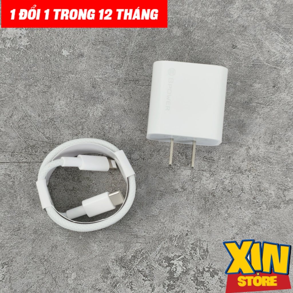 Combo sạc nhanh Củ + Cáp (C-L, C-C) BPOWER ( BP67 - BP69 ), sạc tối đa 30w, BH 1 đổi 1.