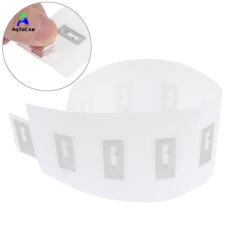 (AqToCna) 100 Chiếc Chip NFC Ntag213 Stier Wet Inlay 2 * 1cm 13.56 MHz RFID NTAG213 Thẻ Nhãn * MỚI *