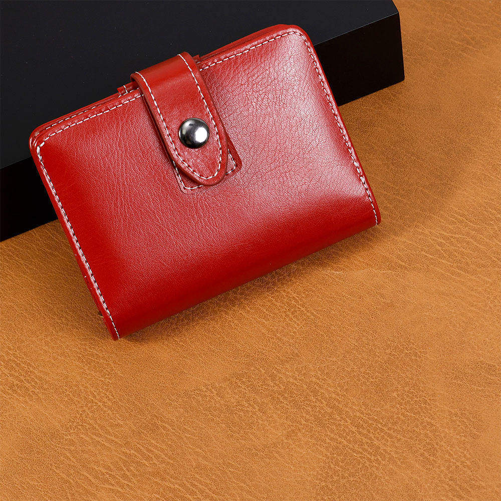 ví hàn quốc bóp tiền nữ Sổ tay trang rời ngoại thương A7 da thật họa tiết cao giá trị đơn giản học s