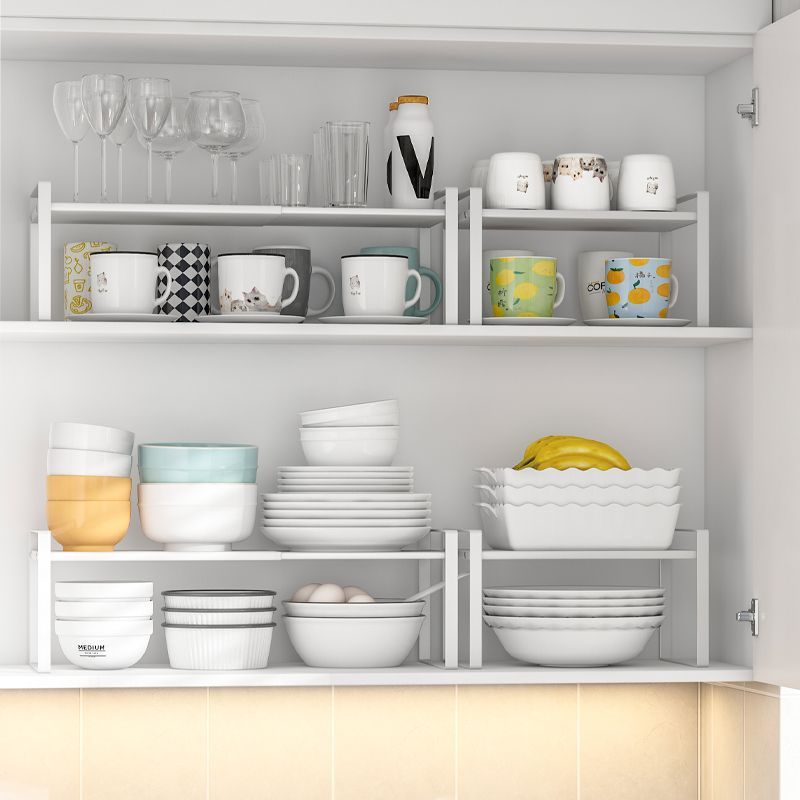 Kệ Nhà Bếp Có Thể Thu Vào Để Bàn Hai Lớp Gia Vị Giá Tủ Hộ Gia Đình Xếp Lớp Giá Để Đồ Nồi Dụng Cụ Tiệ