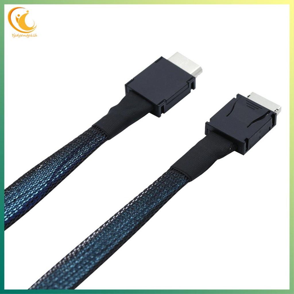 [ygdgentgklh.vn] PCIE Oculink SFF 8411 4I đến MINI SAS SFF-8611 4I Máy chủ Cáp nối dài dữ liệu Cáp t