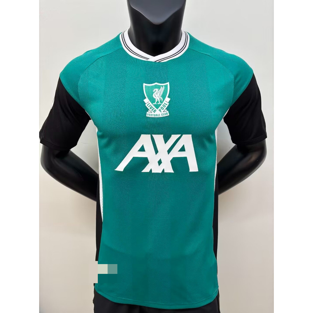 Áo Thun Thể Thao Liverpool Green Ngắn Tay Phong Cách Retro