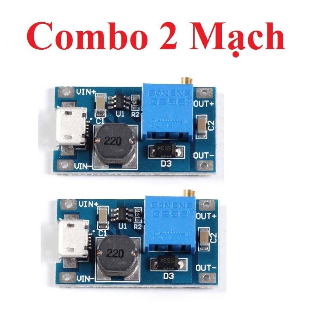001 Mạch Tăng Áp Mini có Cổng Micro USB ( XY-016 | MT3608 )