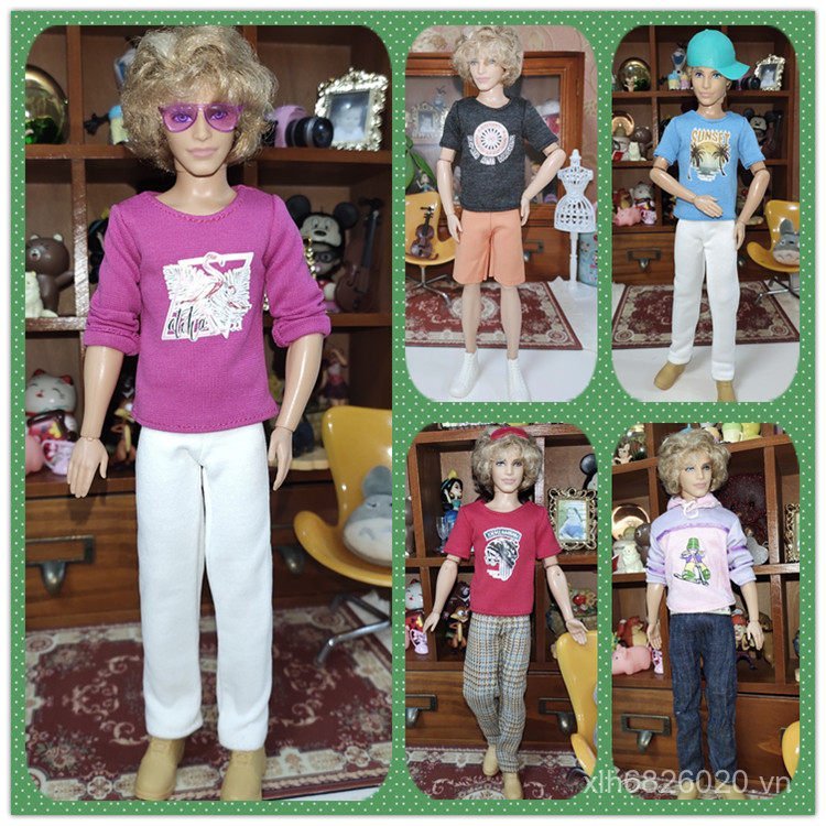 Bạn Trai Mới Búp Bê Chú rể Ken Hoàng Tử Barbie Có Thể Mặc Phụ Kiện Trang Phục Quần Áo Phù Hợp Với Qu
