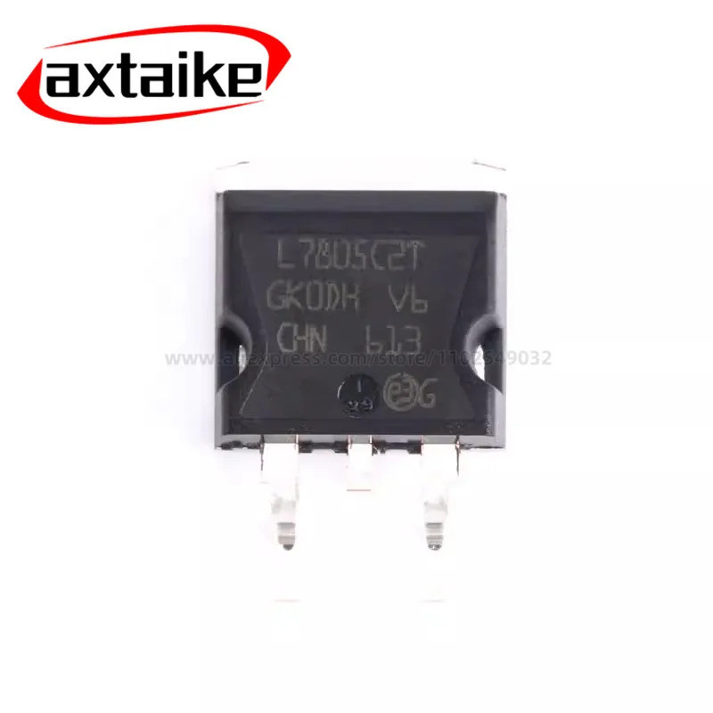 10 CÁI L7805CD2T-TR L7805CD2T L7805C2T 7805 SMD TO263 L7805 7808 7809 782 7815 7905 7912 7912 7915 C