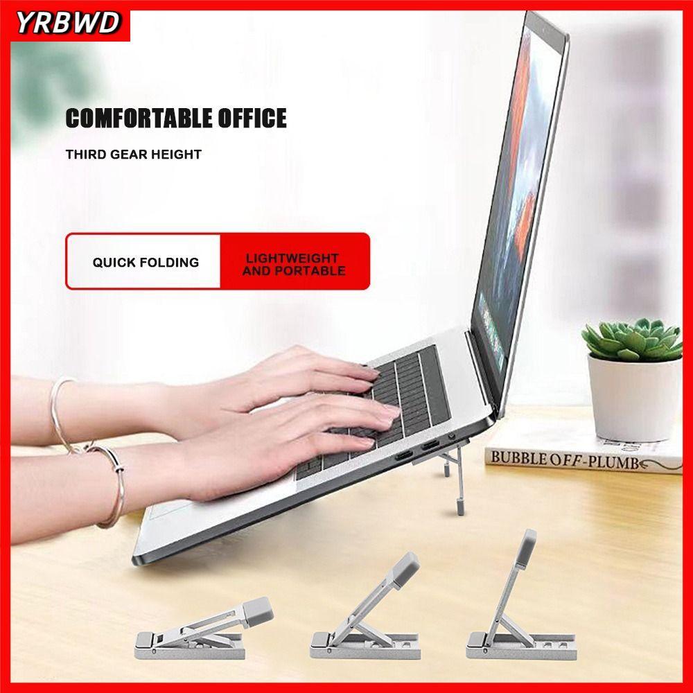 YRBWD 2 Chân Đế Laptop, Chân Đế Máy Tính 3 Chiều Cao Làm Mát Thông Gió, Mini Di Động Có Thể Điều Chỉ
