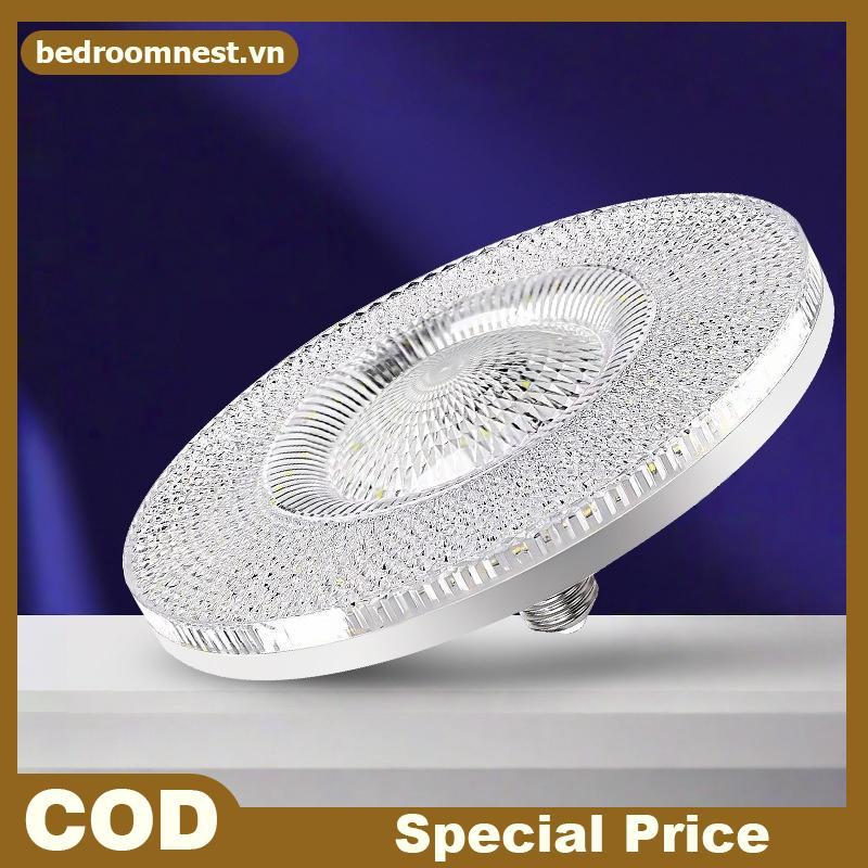 BEROM 1 Đèn trần LED pha lê UFO, Bóng đèn chùm bảo vệ mắt siêu sáng E27.