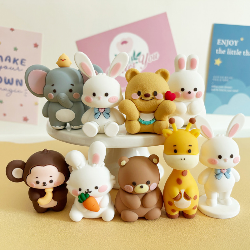 Plugin trang trí bánh sinh nhật hoạt hình sáng tạo, plugin làm bánh hình động vật đứng