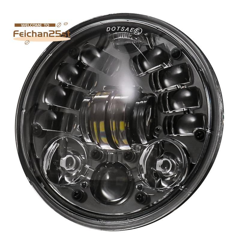 Đa Năng 5.75 Inch Đèn Pha LED 5 3 / 4 Inch LED DRL Hi / Lo 36W Chùm Xe Máy Bật Đèn Pha Chạy Ban Ngày