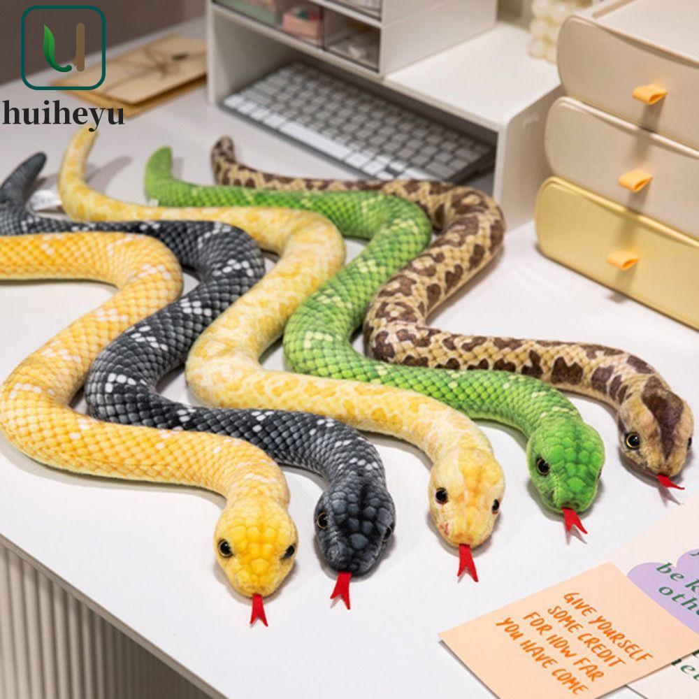 ZENIHGEM Đồ chơi sang trọng hình rắn mô phỏng, Đồ chơi sang trọng năm con rắn sang trọng, Đồ trang t