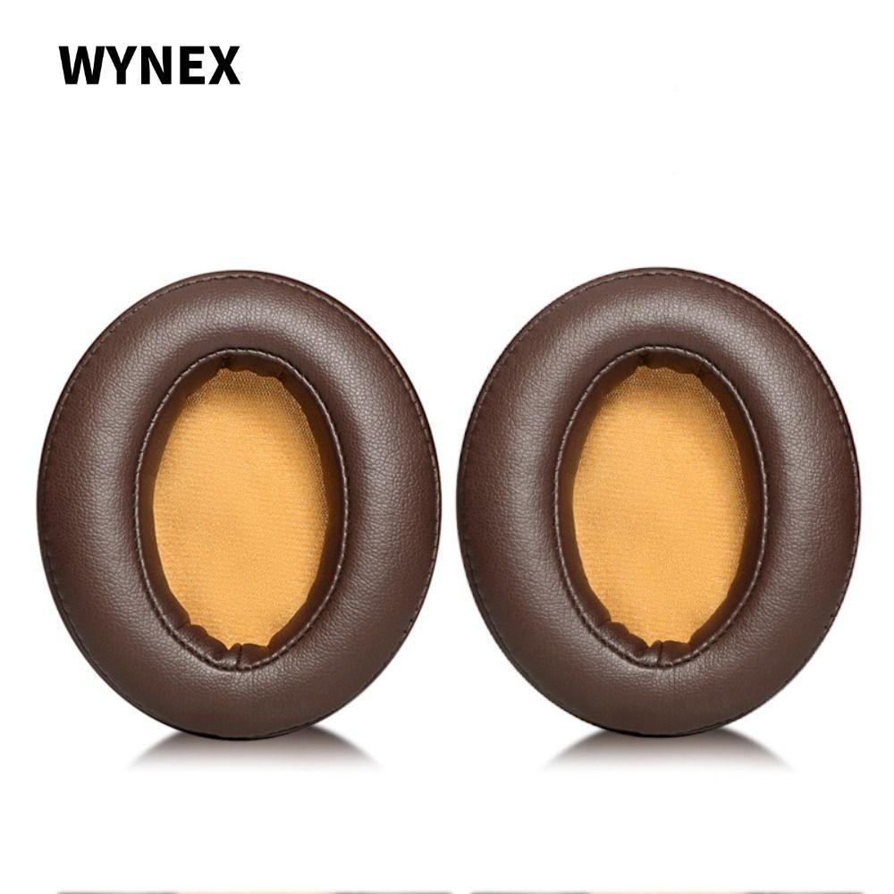 WYNEX 1 Cặp Đệm Tai, Miếng Lót Tai Vải Lưới Da Protein, Có Khóa Thay Thế Miếng Bịt Tai Mềm Cho Sennh